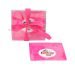 butterfly plate square pink12 x 12 cm
