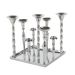 candleholders 9 on square tray 33cm
