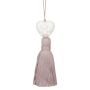 Cotton Candy Ornament w/ Pink Tassel