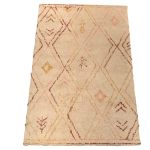 Cotton Tufted Rug Coral Pink Ocre 200x300cm
