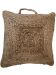 Cushion braided jute square naturel 40x40cm with handle