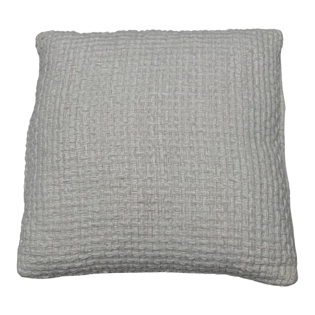 cushion chenille white 50x50cm