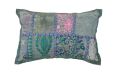 Cushion Oriental 1001Night Patchwork ice blue30x20cm