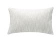 cushion pure cotton linen white 60x40cm