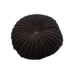Cushion velvet black with gold thread round ø50cm