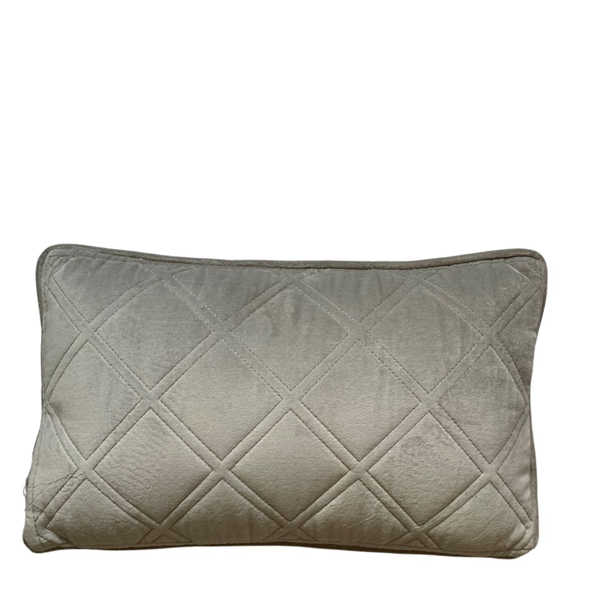 cushion velvet silvergrey rectangular 50x30cm