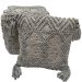 cushion wool pet cotton light grey 50x50cm