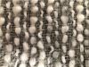 plaid wool acrylic light grey white tones 130x170cm