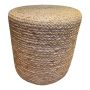 Pouf jute braided round natural ø 40 hg 40 cm