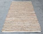 Rug Leather Beige & Hemp 200x300cm