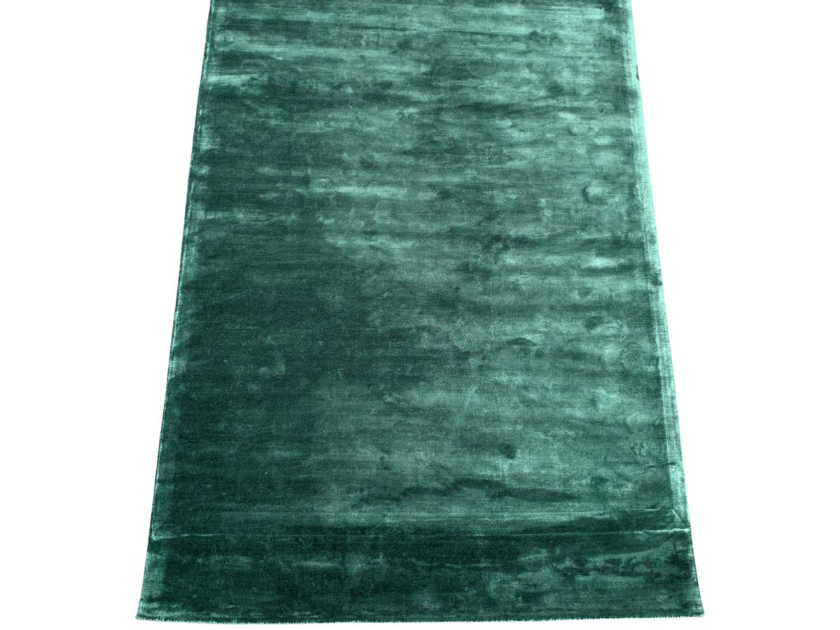 rug rectangular tencel 200x300cm forestgreen