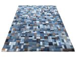 Rug recycled Denim with labels 160x230cm