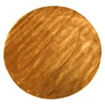 Rug tencel round ø 200 cm Mustard Gold Ochre Rug tencel round ø 200 cm Mustard Gold Ochre