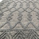Rug wool, PET cotton lightgrey 160x230cm