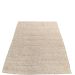 Rug woven bouclé wool cotton beige 200x300cm rectangle