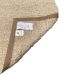 Rug woven bouclé wool cotton beige 200x300cm rectangle