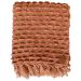 throw chenille amber earth tones with fringes 130x170cm