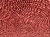 Vloerkleed Jute rond ø 120cm Marsala