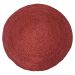 Vloerkleed Jute rond ø 120cm Marsala