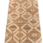 Vloerkleed jute Nieuw Zeeland wol Panja 120x180cm wyber geweven