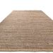 Vloerkleed loper geweven jute wol Beige Naturel 80x240cm