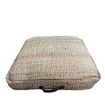 Vloerkussen poef jute Panya 4-knt 60x60x15cm