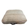 Vloerkussen poef jute Panya 4-knt 60x60x15cm