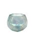 waxinehouder glas bolvormig turquoise hg8 10cm